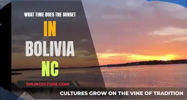 Exploring Bolivia, NC: Sunset Times and More