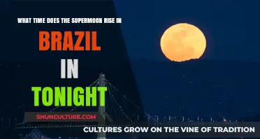 Supermoon Rise Time in Brazil Tonight: When and Where to Watch