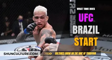 UFC Brazil Start Time: When and Where to Watch Live