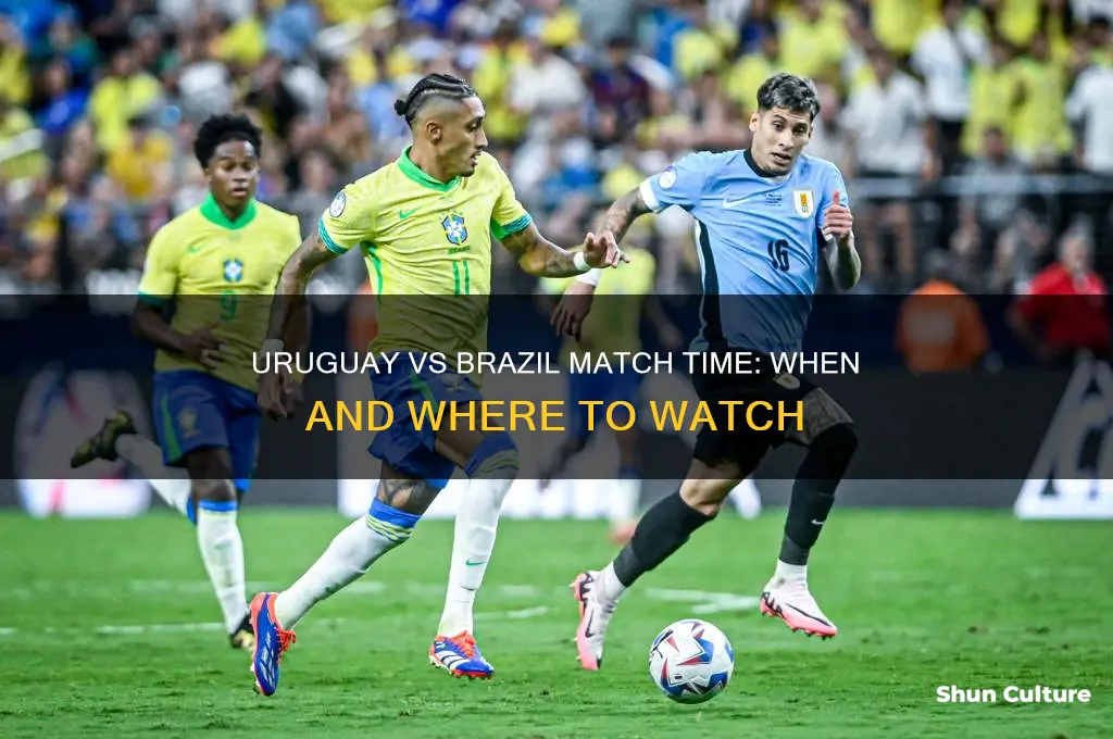 what time does uruguay play brazil
