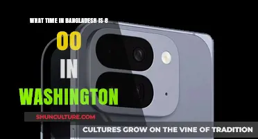 Washington’s 8:00 AM: What Time Does Bangladesh Clock Show?