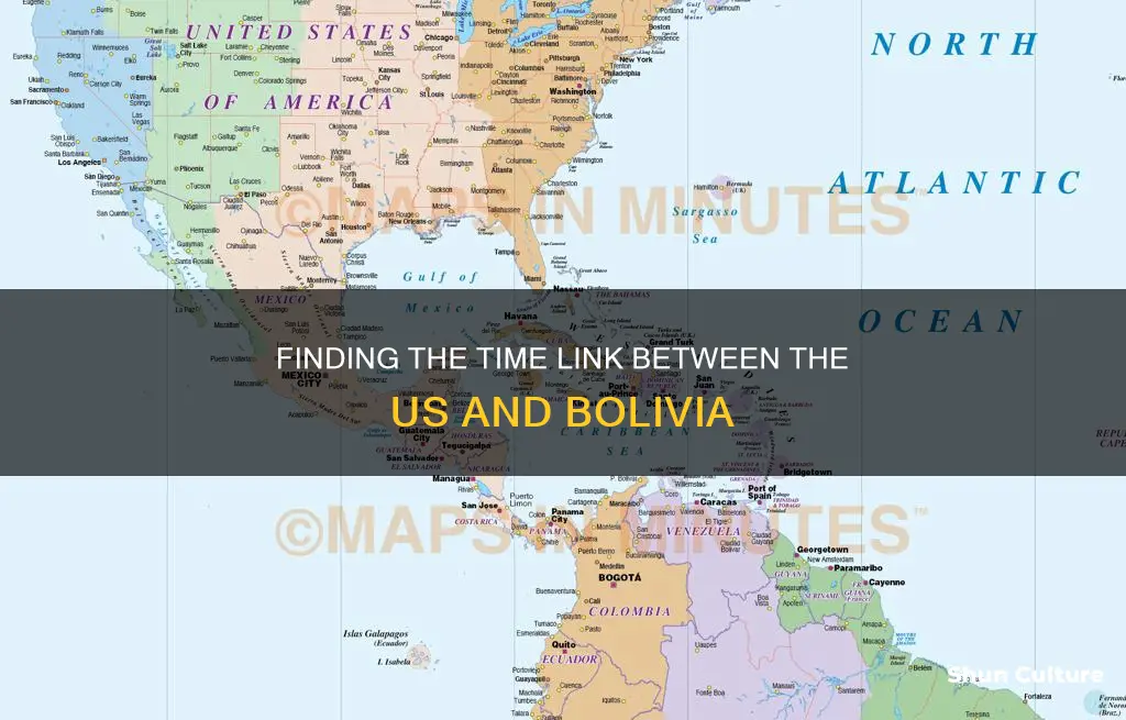 what time in the united states is closest to bolivia