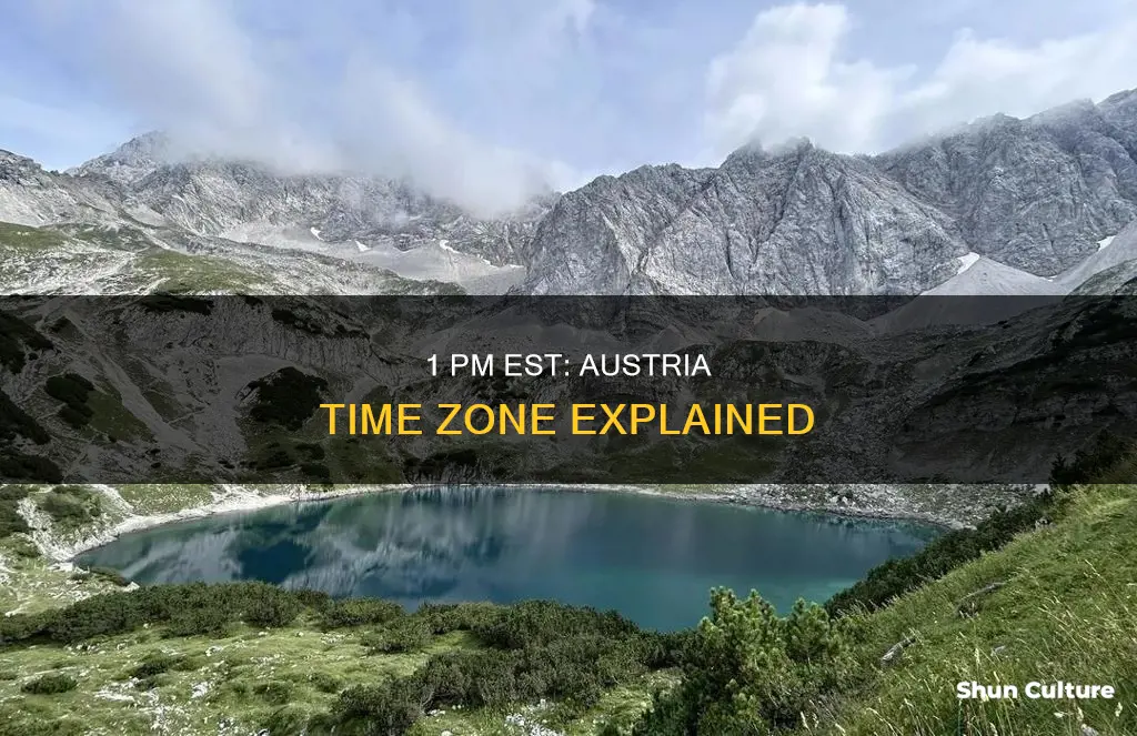 what time is 1pm est in austria