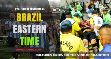 Argentina vs Brazil Kickoff: Eastern Time Match Schedule Revealed