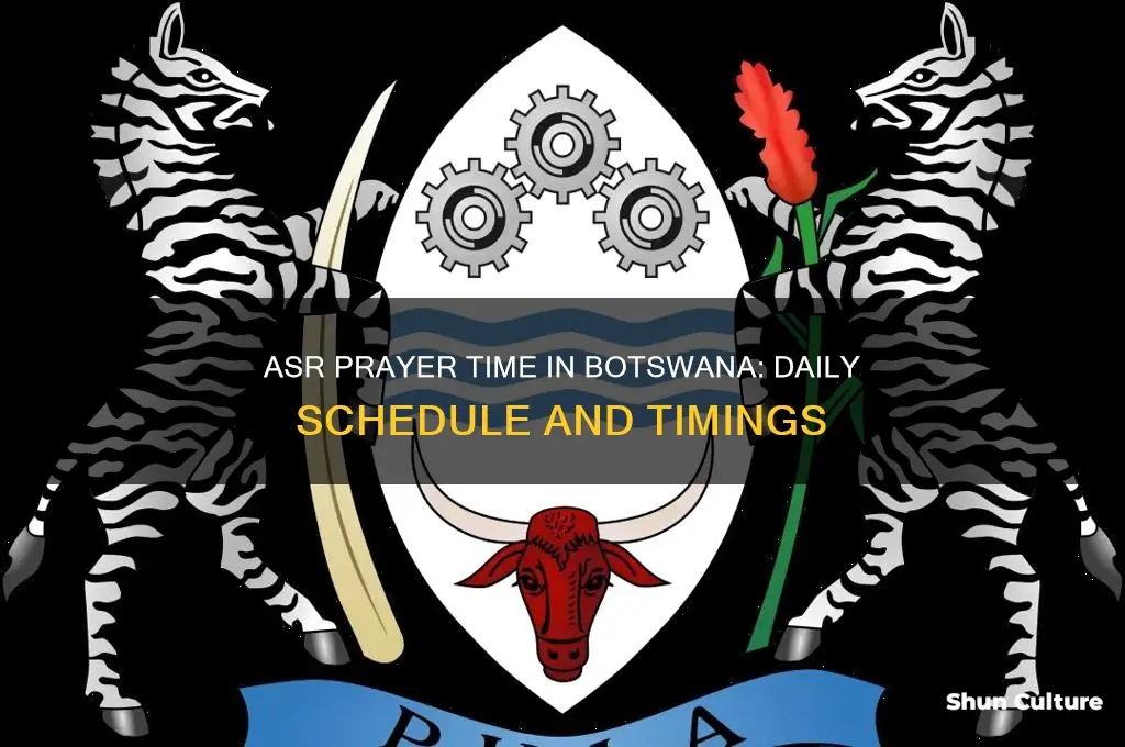 what time is asr prayer in botswana