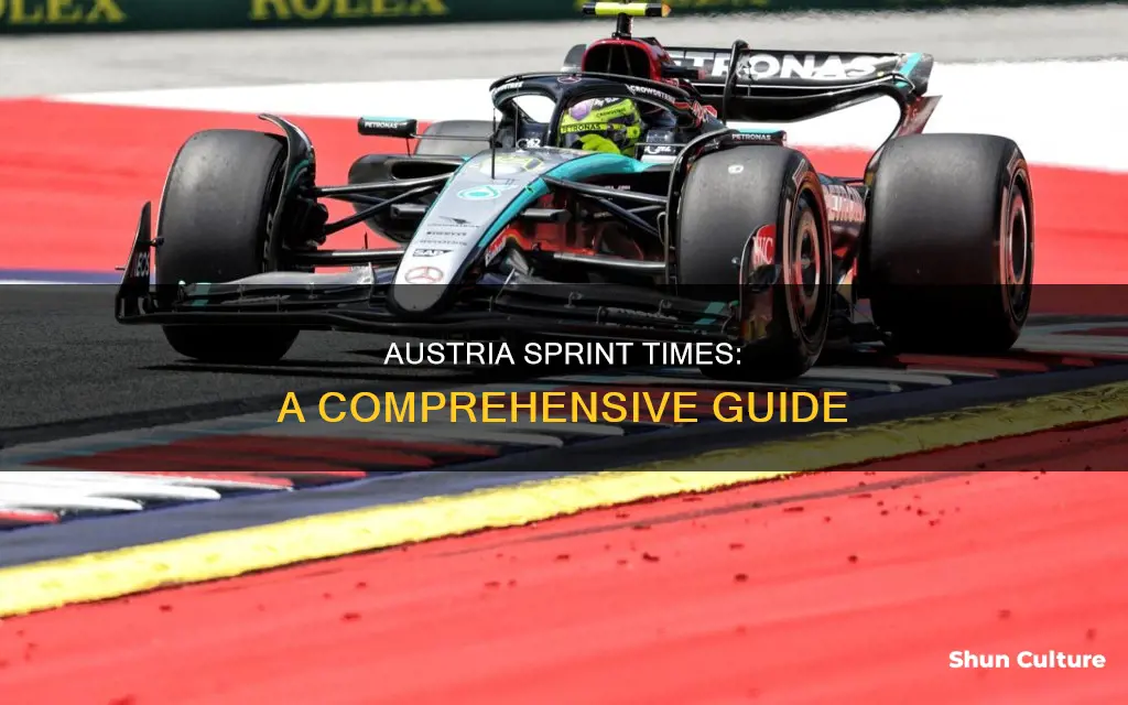 what time is austria sprint