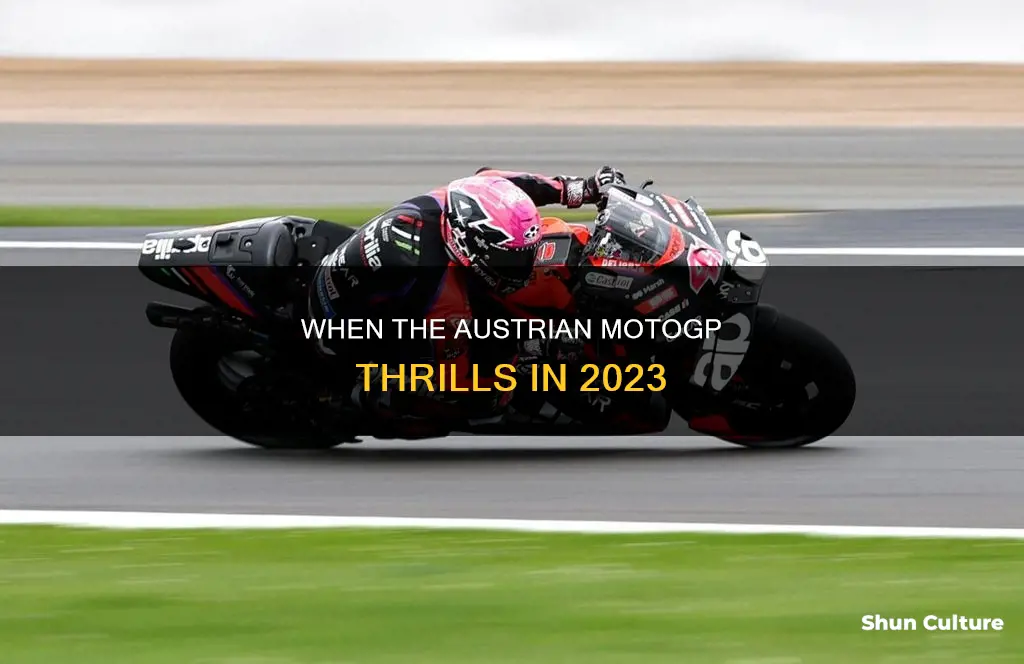 what time is austrian motogp