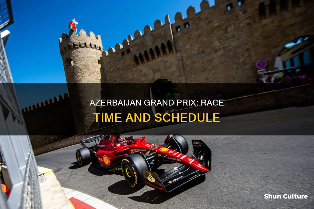 what time is azerbaijan formula 1