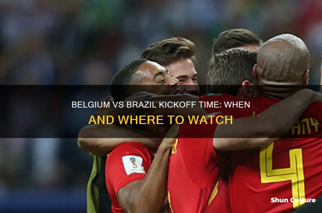 what time is belgium vs brazil