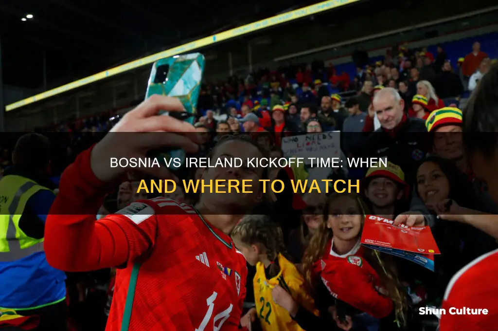 what time is bosnia vs ireland