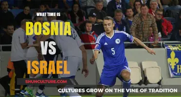 Bosnia vs Israel Match Time: Schedule and Kickoff Details Revealed