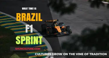 Brazil F1 Sprint Schedule: Start Time and Race Details Revealed