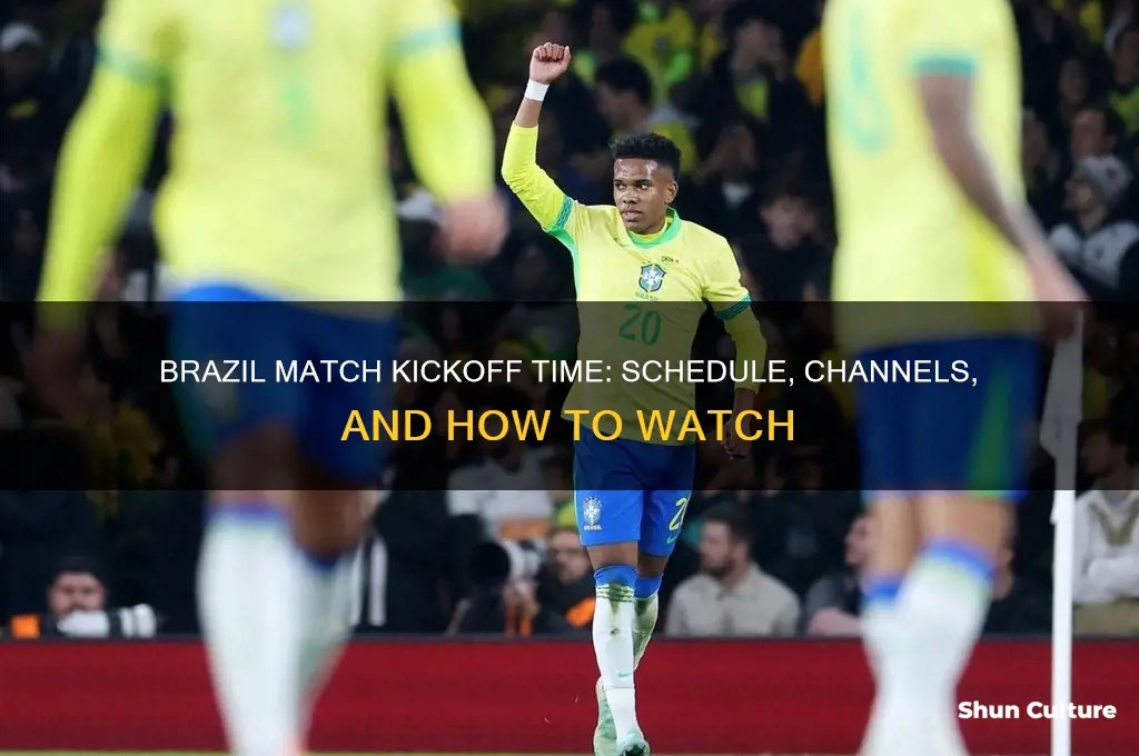 what time is brazil match