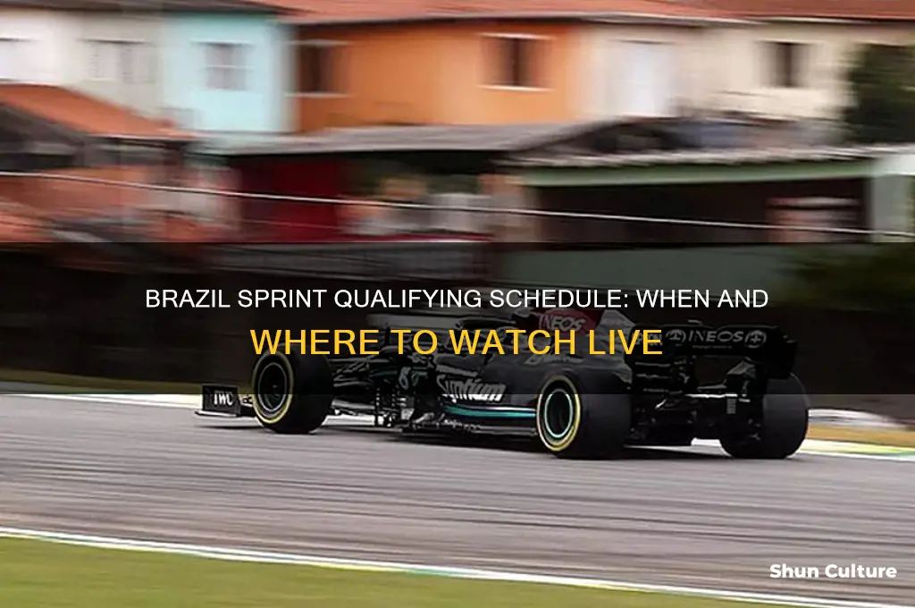 what time is brazil sprint qualifying
