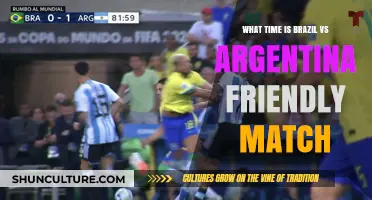Brazil vs Argentina Friendly Match Kickoff Time Revealed