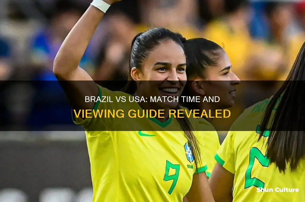 what time is brazil vs united states