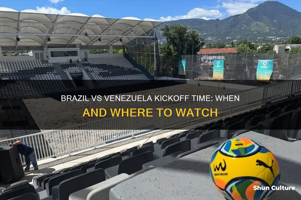 what time is brazil vs venezuela