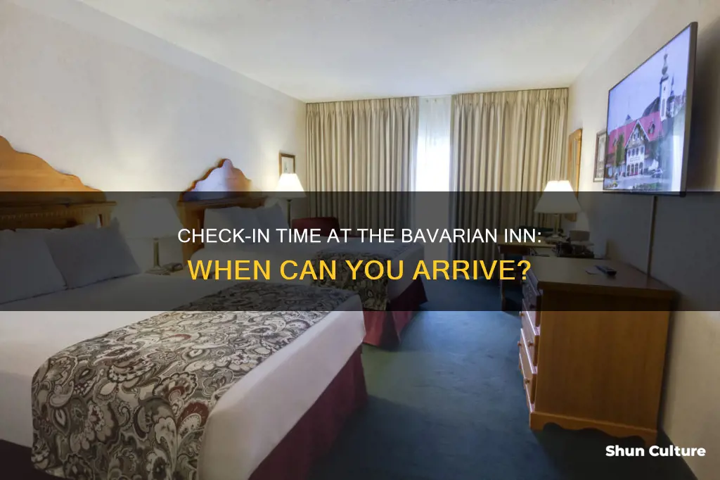 what time is check in at bavarian inn