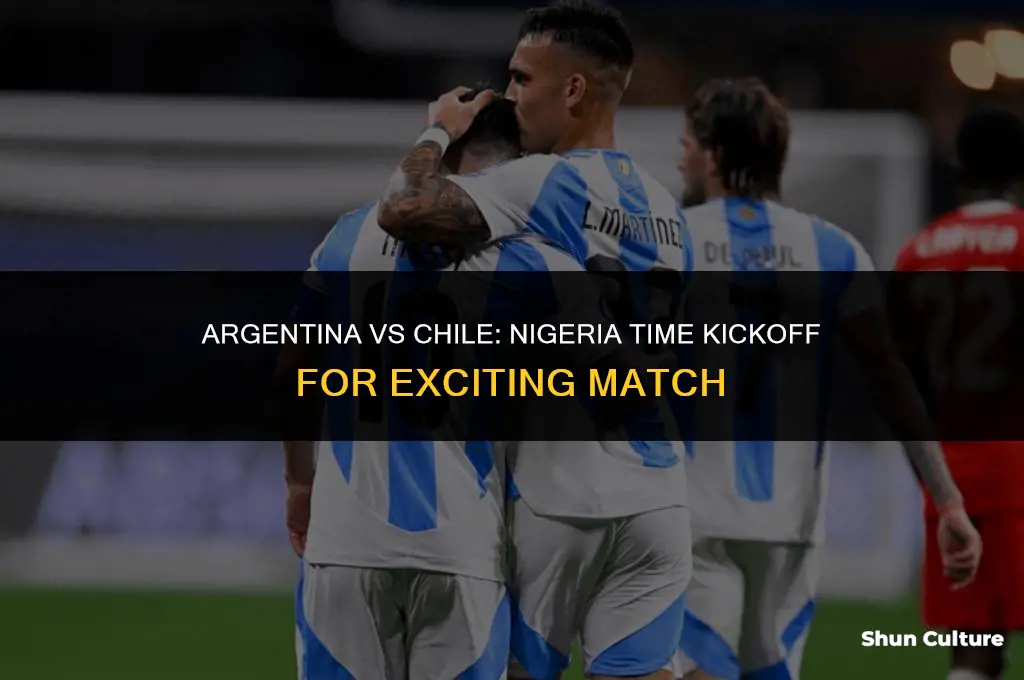 what time is chile vs argentina in nigeria time