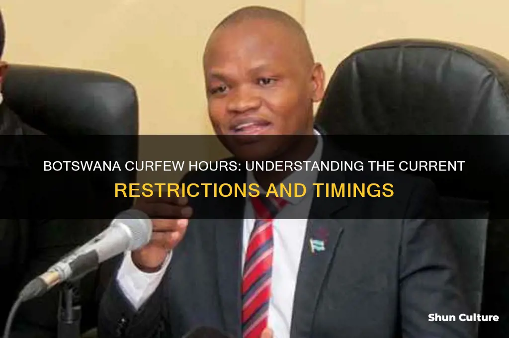 what time is curfew in botswana