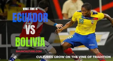 Ecuador vs Bolivia: Kick-off Time and Match Preview