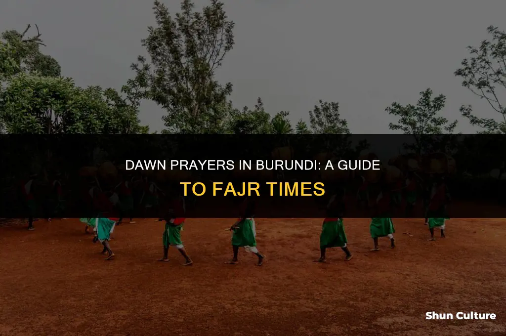 what time is fajr in burundi