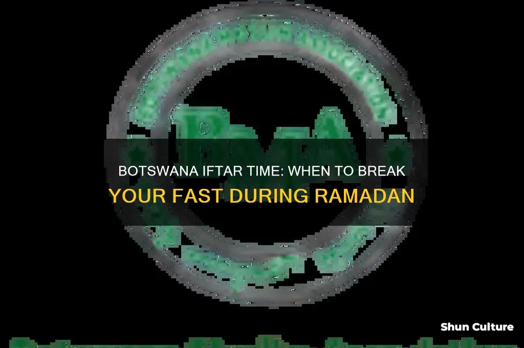 what time is iftar in botswana