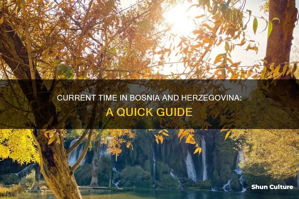 what time is it in bosnia and herzegovina