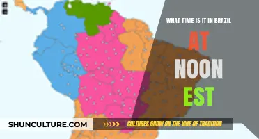 Noon EST in Brazil: Understanding Time Zone Differences