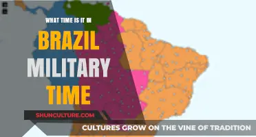 Understanding Brazil's Time Zones in Military Time Format