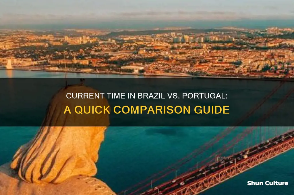 what time is it in brazil portugal