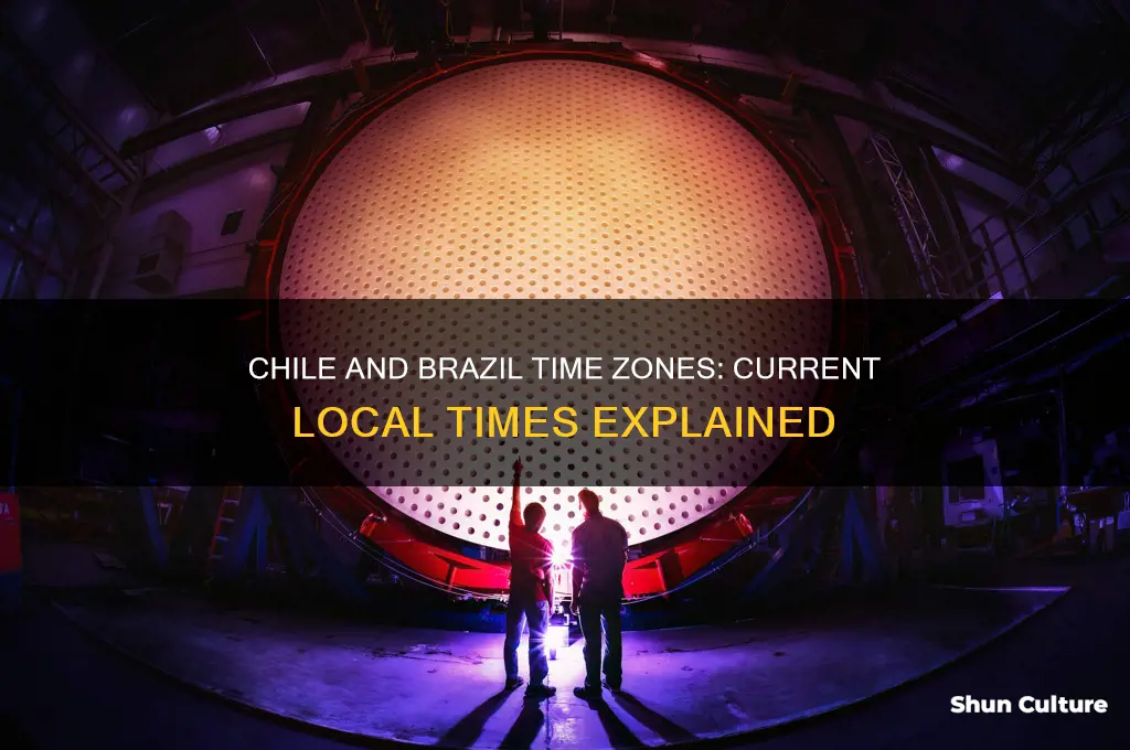 what time is it in chile brazil