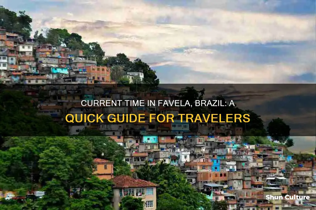 what time is it in favella brazil