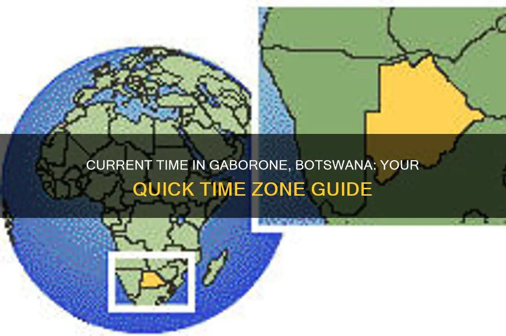 what time is it in gaborone botswana