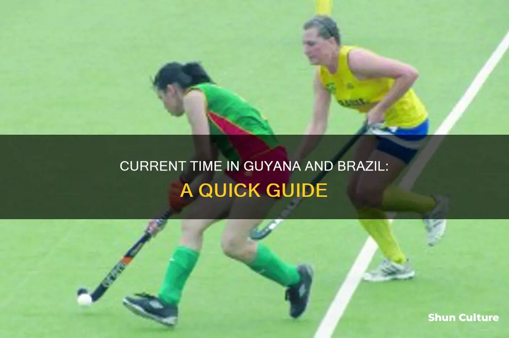 what time is it in guyana brazil