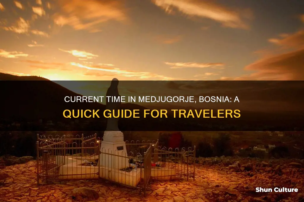 what time is it in medjugorje bosnia