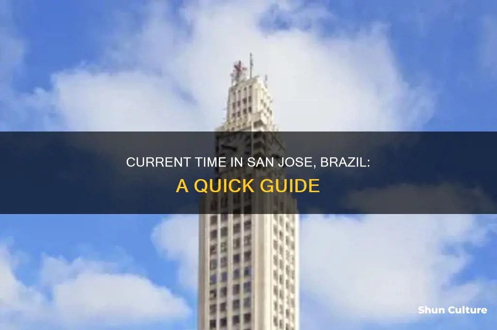 what time is it in san jose brazil