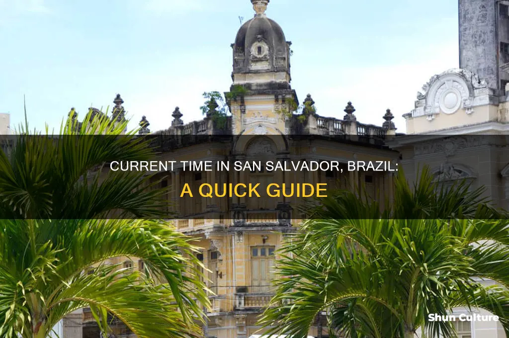 what time is it in san salvador brazil