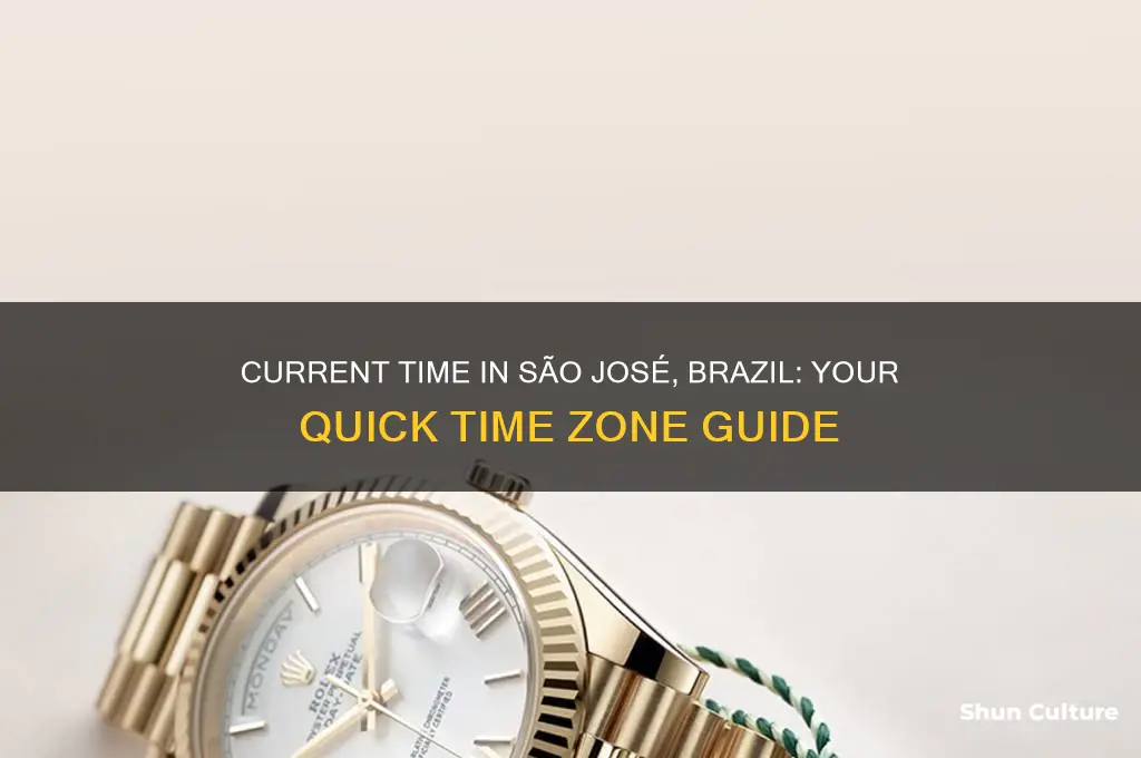 what time is it in sao jose brazil