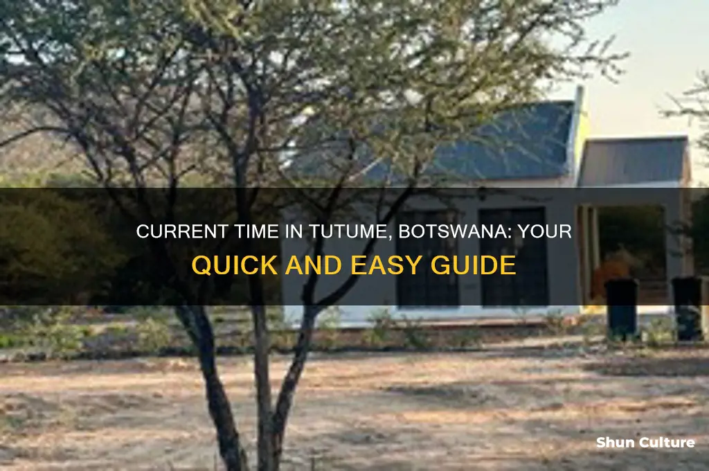 what time is it in tutume botswana