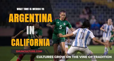 Mexico vs Argentina: California Kickoff Time Revealed