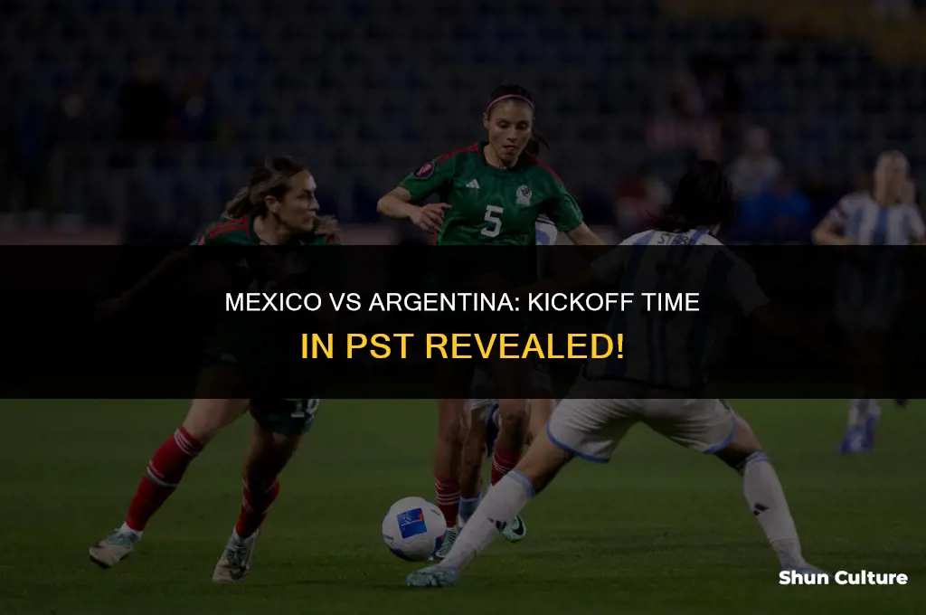 what time is mexico vs argentina pst