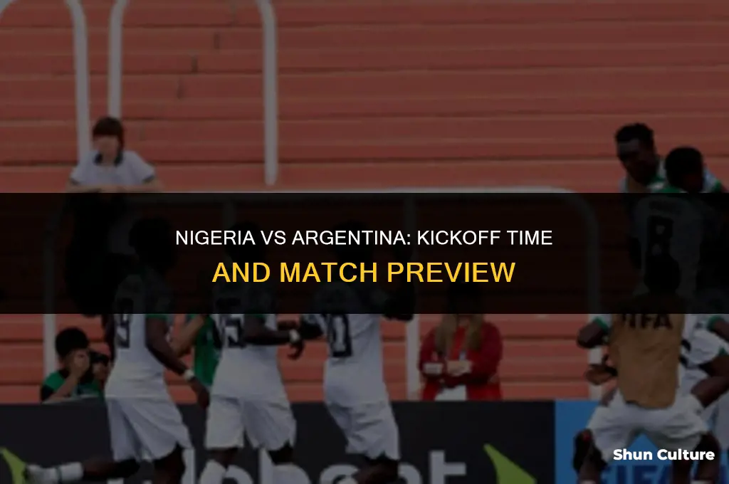 what time is nigeria vs argentina
