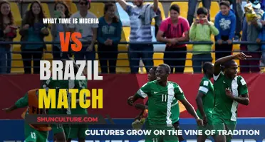Nigeria vs Brazil Match Time: When and Where to Watch