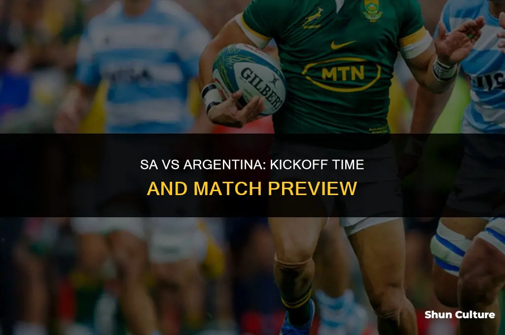 what time is sa vs argentina