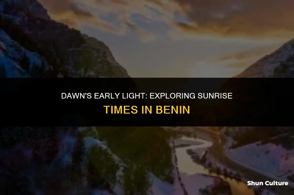 what time is sunrise in benin