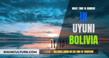 Sunrise in Uyuni: A Bolivian Adventure's Start Time