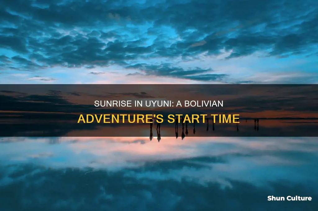 what time is sunrise in uyuni bolivia