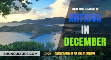 December Sunset Times in Antigua: Your Guide to Evening Skies