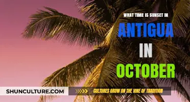 October Sunset Times in Antigua: Your Evening Sky Guide